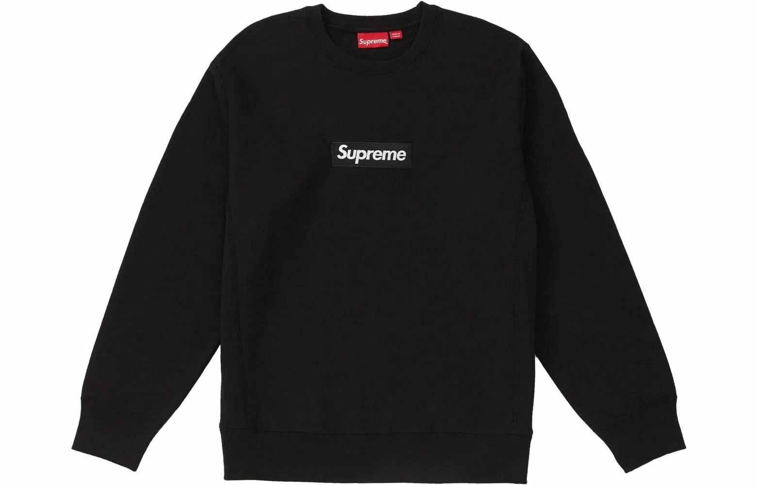 Supreme FW18 Box Logo Crewneck Black