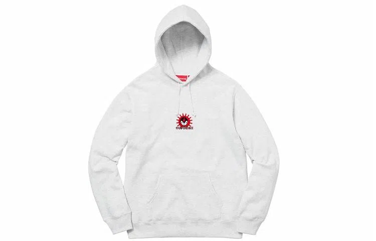 Supreme FW18 Vampire Hooded Sweatshirt Ash Grey
