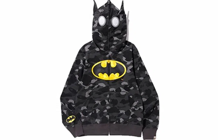 A BATHING APE x DC Batman Color Camo Full Zip Hoodie DC