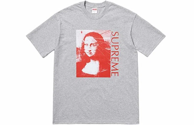 Supreme SS18 Mona Lisa Tee Heather Grey
