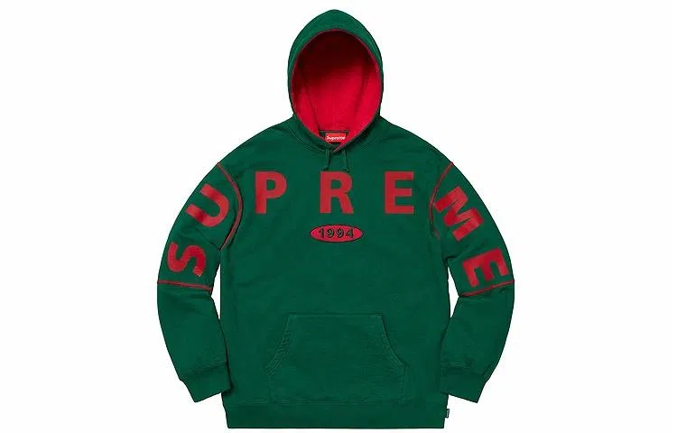 Supreme FW19 Week 1 Spread Logo Hooded Sweatshirt Logo