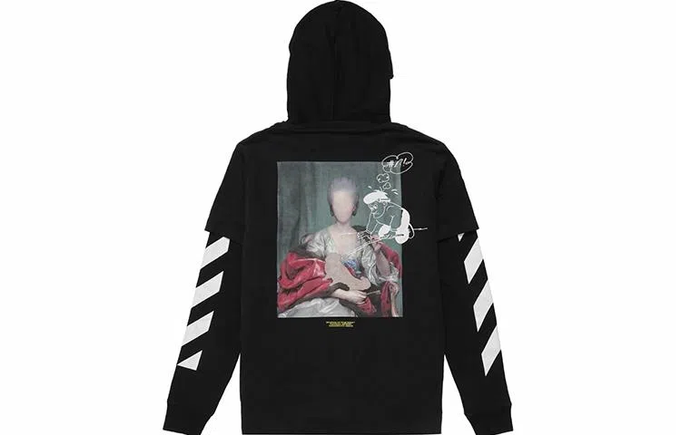 OFF-WHITE Two-Piece Hoodie Black