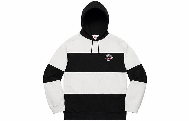 Supreme x Nike Stripe Hooded Sweatshirt