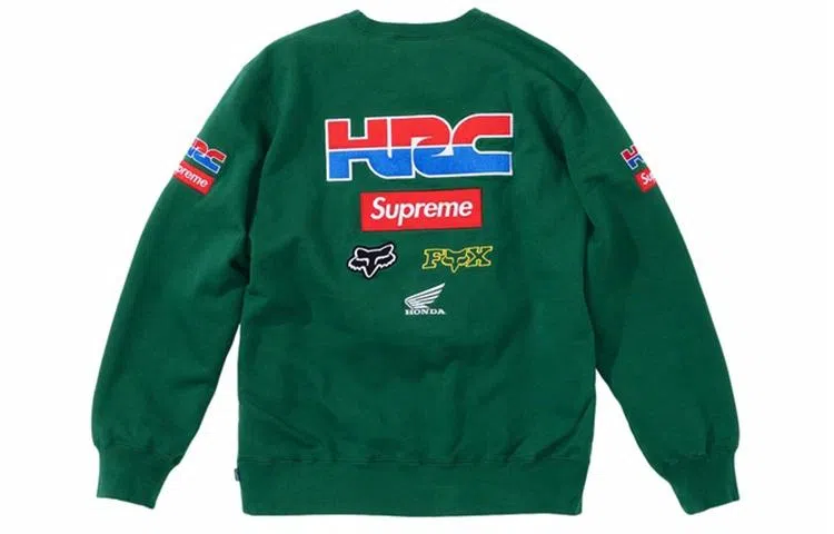 Supreme x Honda x Fox Racing Crewneck