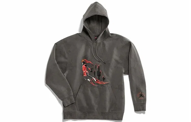 Jordan x Travis Scott Pullover Hoodie Gray