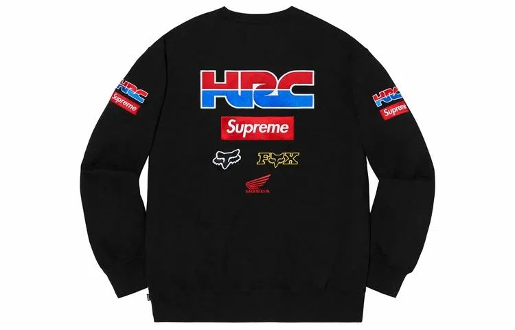 Supreme x Honda x Fox Racing Crewneck