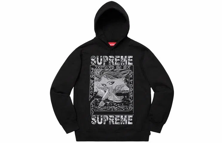 Supreme FW19 Week 2 Doves Hooded Sweatshirt
