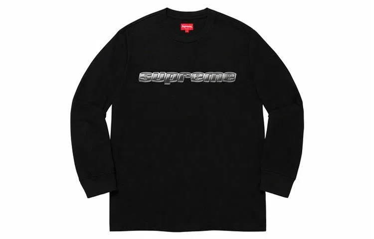 Supreme FW19 Week 3 Chrome Logo LS Top logo