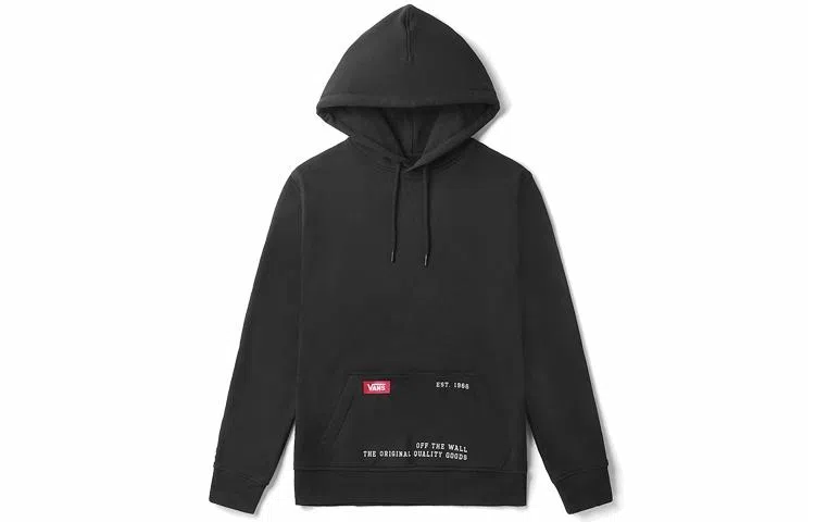 Vans Logo Sleeve Sweatshirt Black