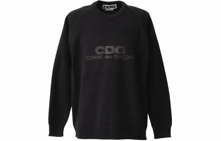 CDG Logo Crewneck Black