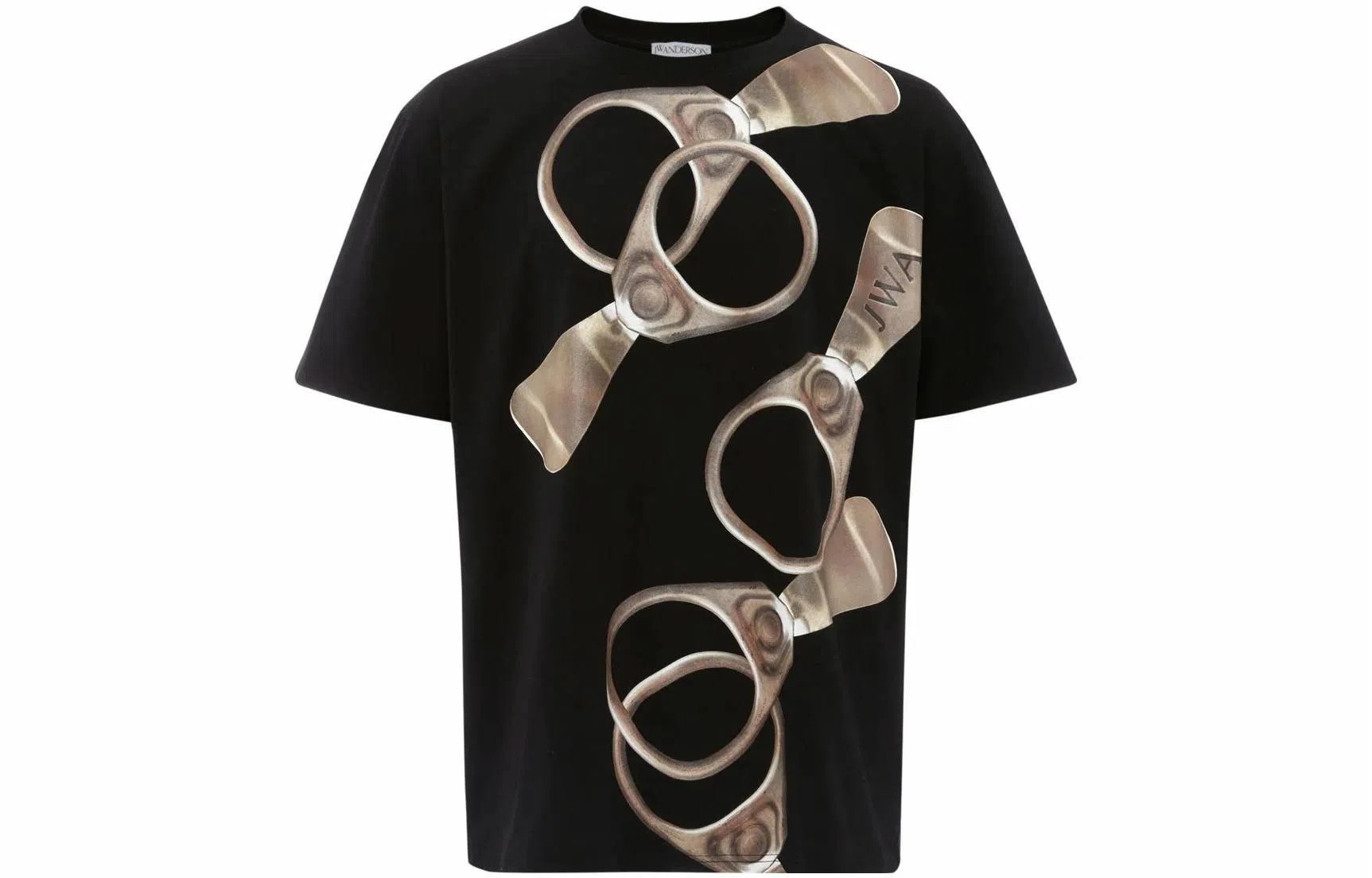 JW Anderson Logo Print T-Shirt Black