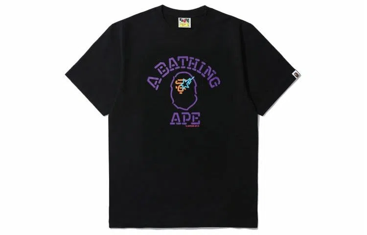 A BATHING APE Neon Sign Logo Tee