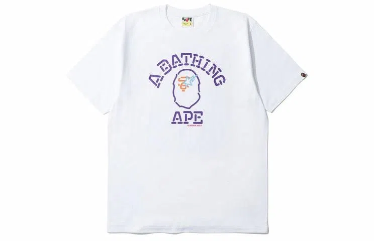 A BATHING APE Neon Sign Logo Tee