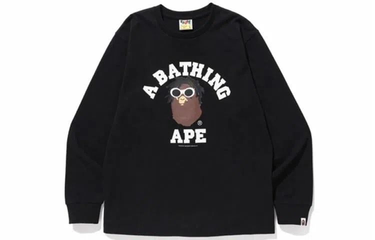 BAPE x Wiz Khalifa College L/S Tee