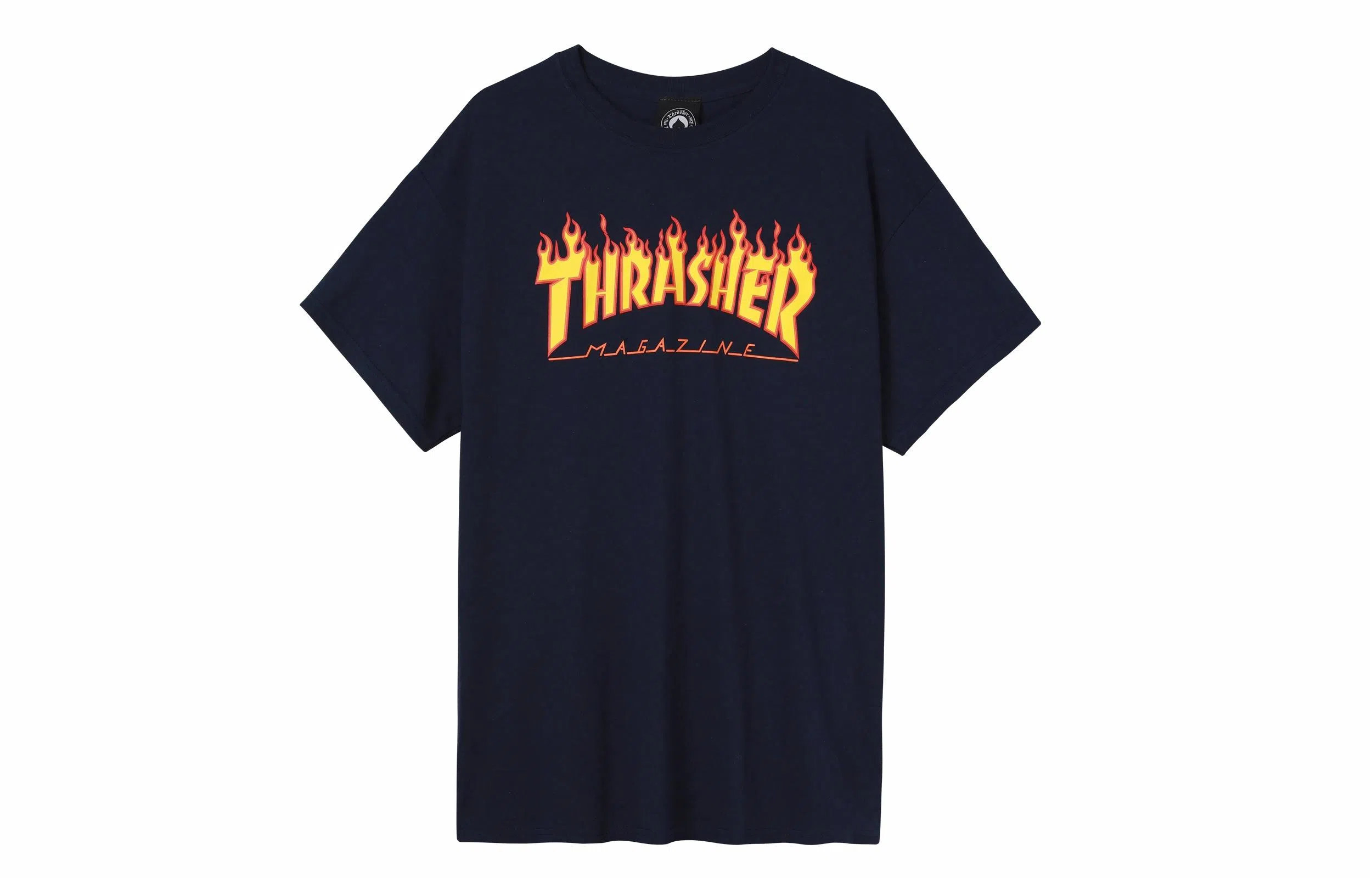 Thrasher Flame T-Shirt Navy