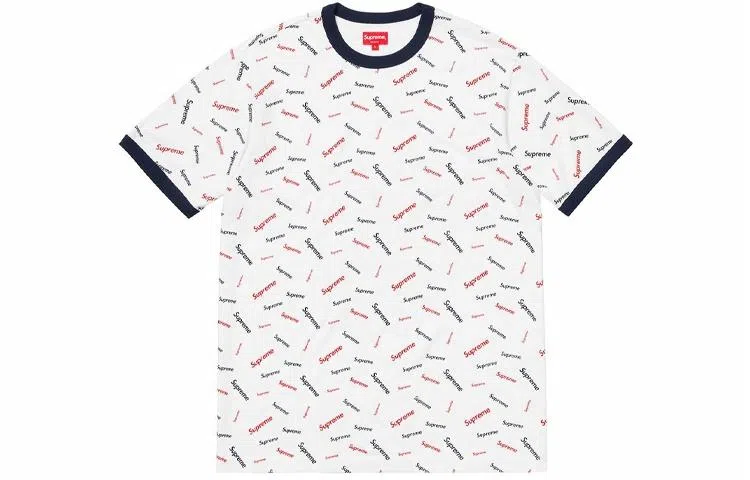 Supreme FW18 Scatter Ringer White