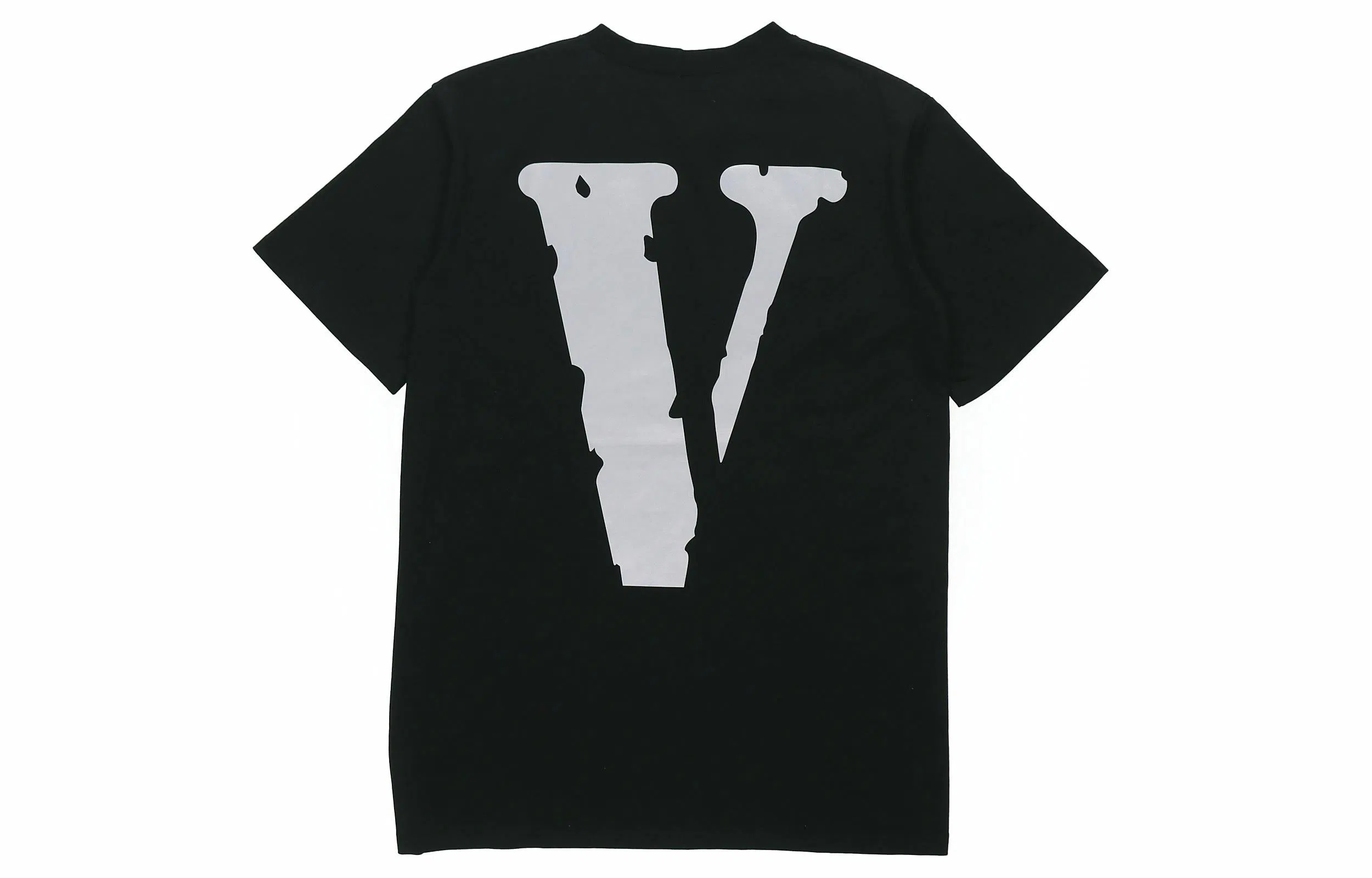VLONE 3M Reflective Logo Tee Black Grey