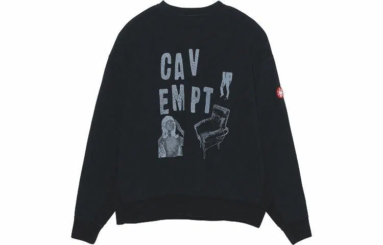 Cav Empt Chair Crew Sweat Black
