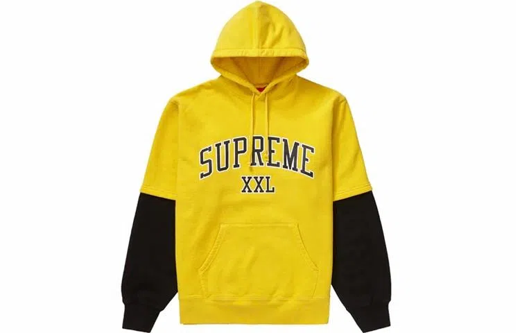 Supreme Hooded Sweatshirt Yellow