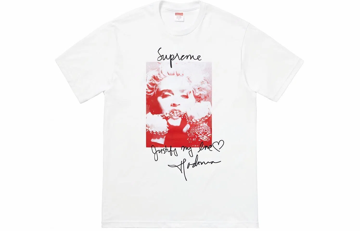 Supreme FW18 Madonna Tee White