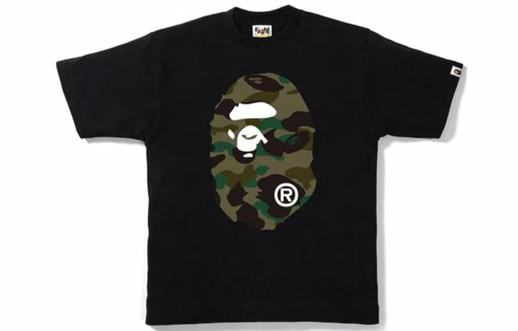 A BATHING APE 1st Camo Big Ape Head Tee
