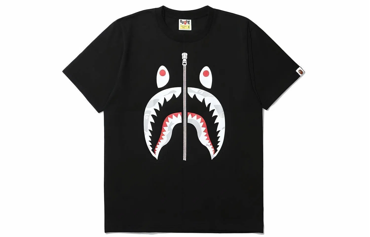 A BATHING APE City Camo Shark Tee