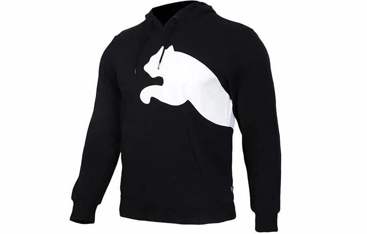 Puma Big Logo Hoodie Black