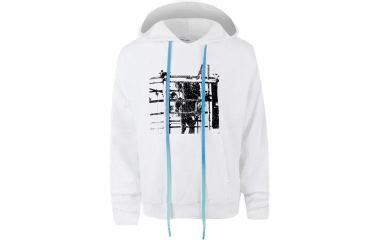 OFF-WHITE FW19 Printed Logo Hoodie