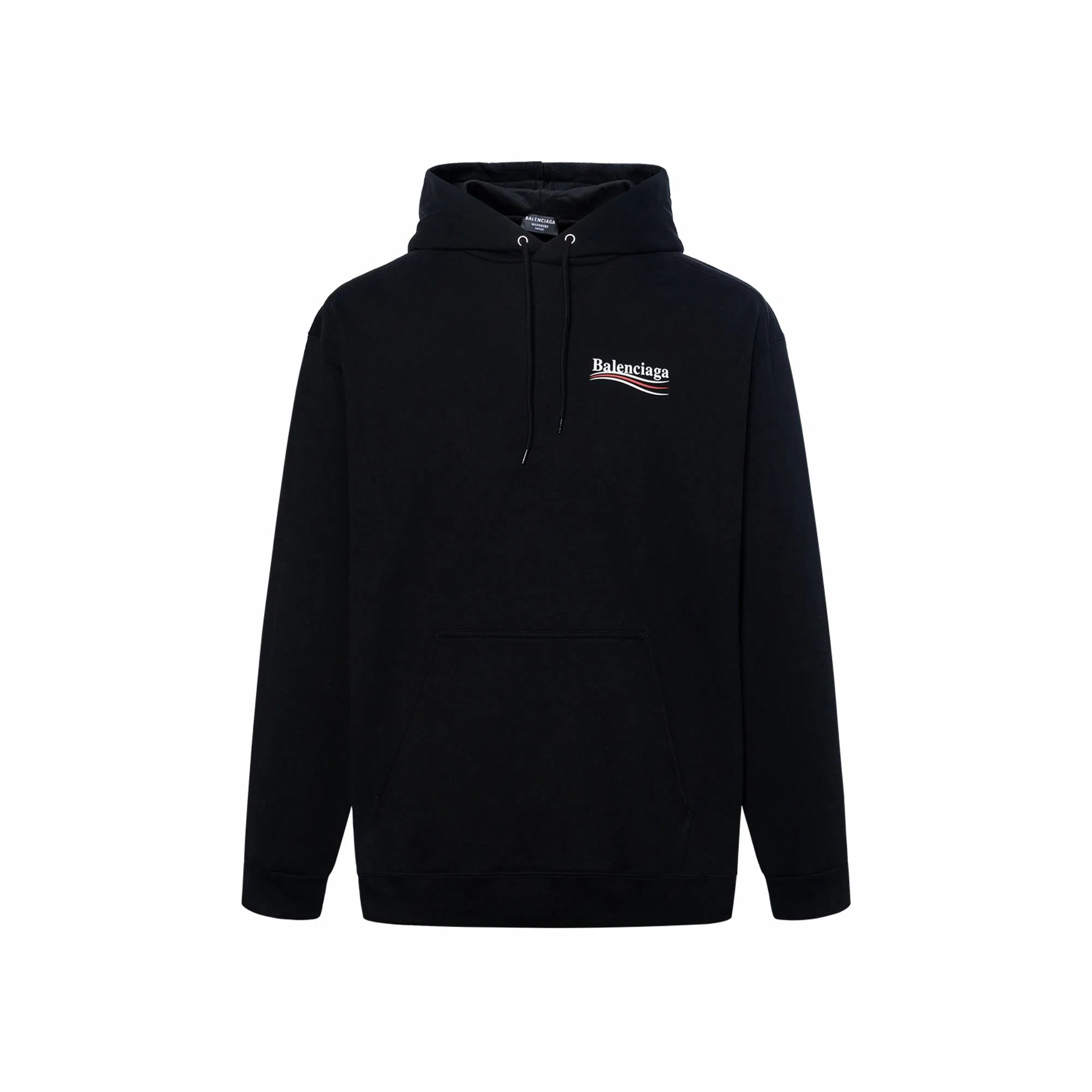 Balenciaga Political Campaign Hoodie Black