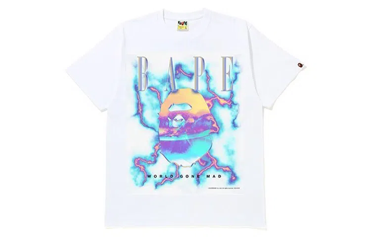 A BATHING APE BAPE LIGHTNING TEE