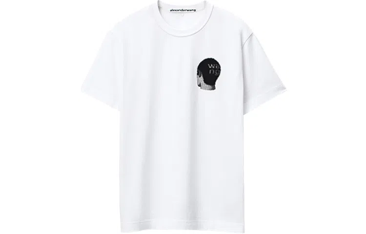 Alexander Wang SS22 Graphic Print T-Shirt Bright White