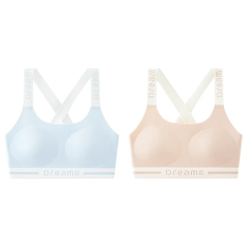 二三二三 字母简约亲肤柔软聚拢上托调整型文胸 女款 组合装
