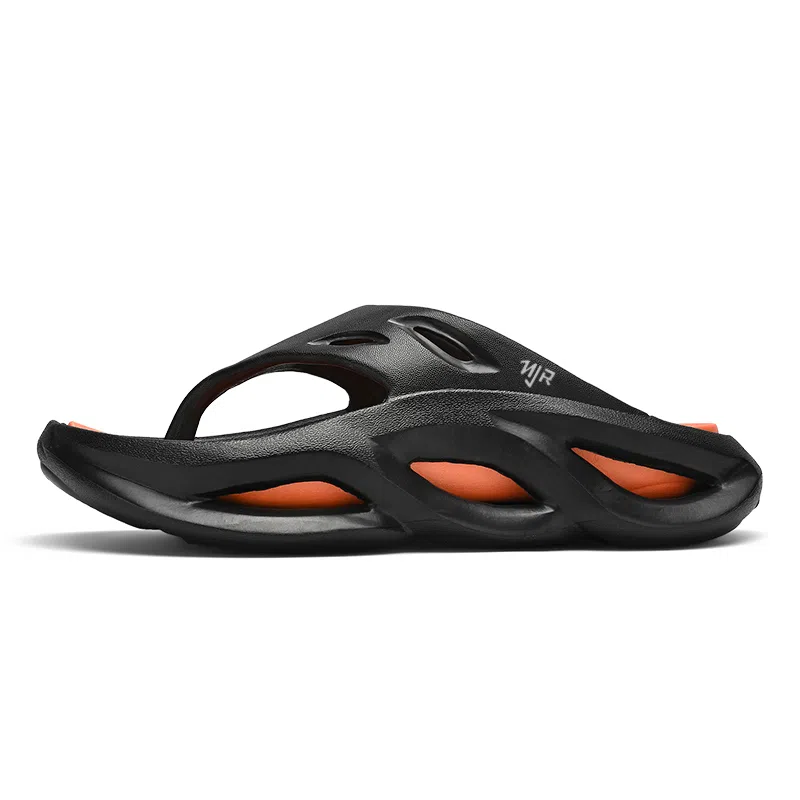 南极人 外穿厚底踩屎感 静音防臭防磨防滑人字拖鞋 男款