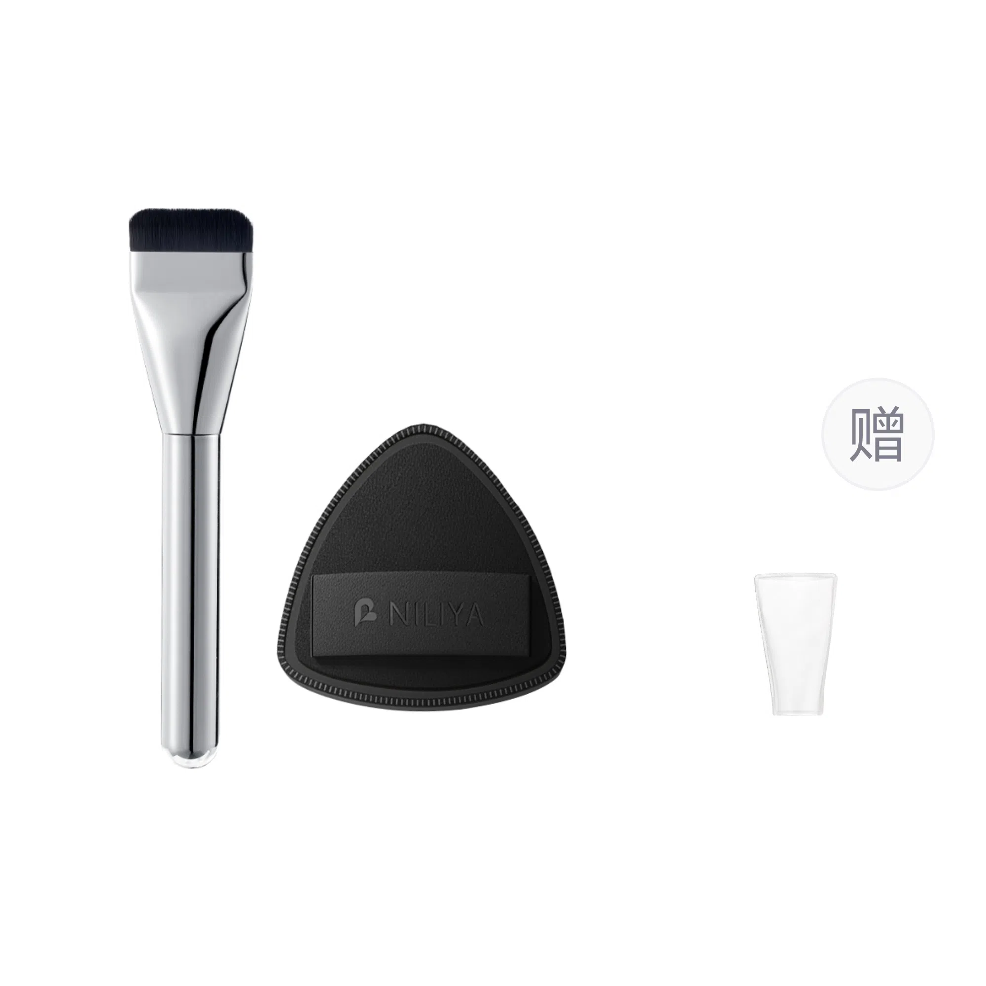 妮丽雅  一字粉底刷化妆刷 打底 扁头不吃粉