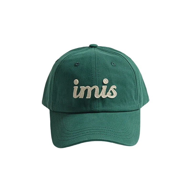 大头围字母刺绣韩版百搭春夏宽帽檐显脸小复古软顶鸭舌帽 棉涤材质 棒球鸭舌帽 女款