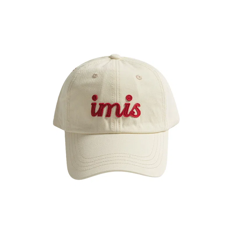 大头围字母刺绣韩版百搭春夏宽帽檐显脸小复古软顶鸭舌帽 棉涤材质 棒球鸭舌帽 女款