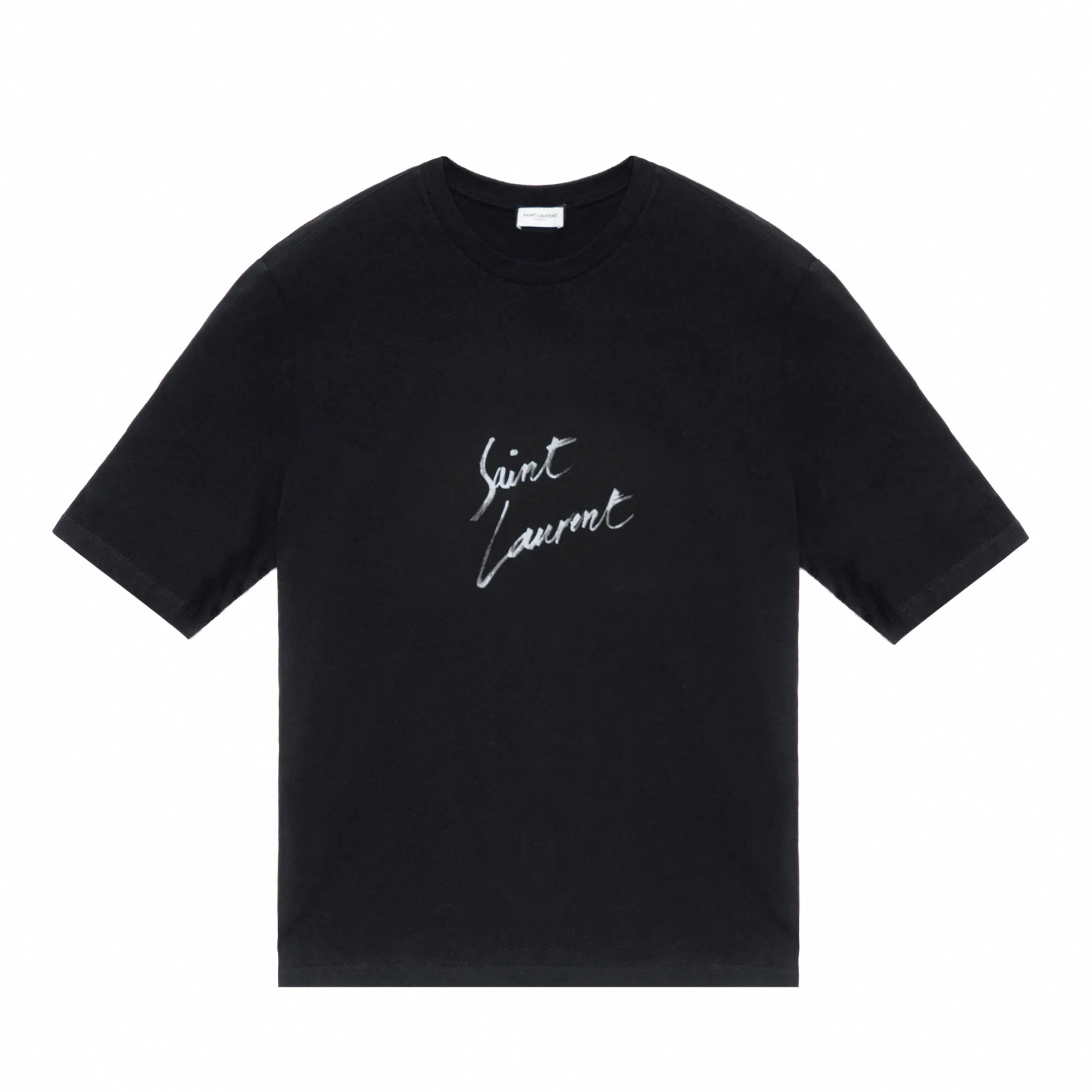 Saint Laurent Printed T-Shirt Black