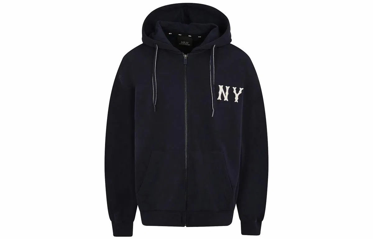 MLB Hooded Cardigan Navy