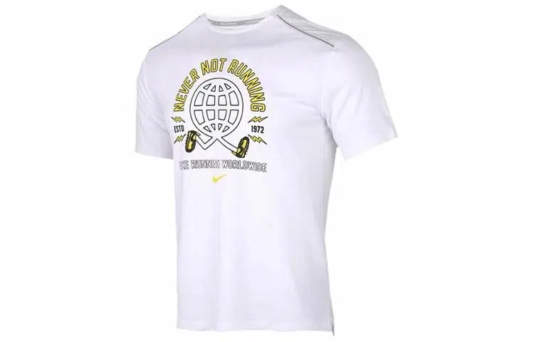 Nike Miler Wild Run Tee White