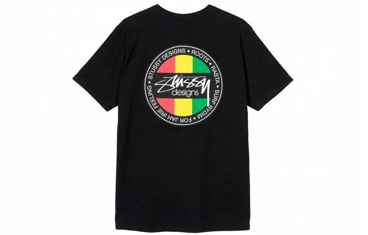Stussy Surf Dot Tee Black