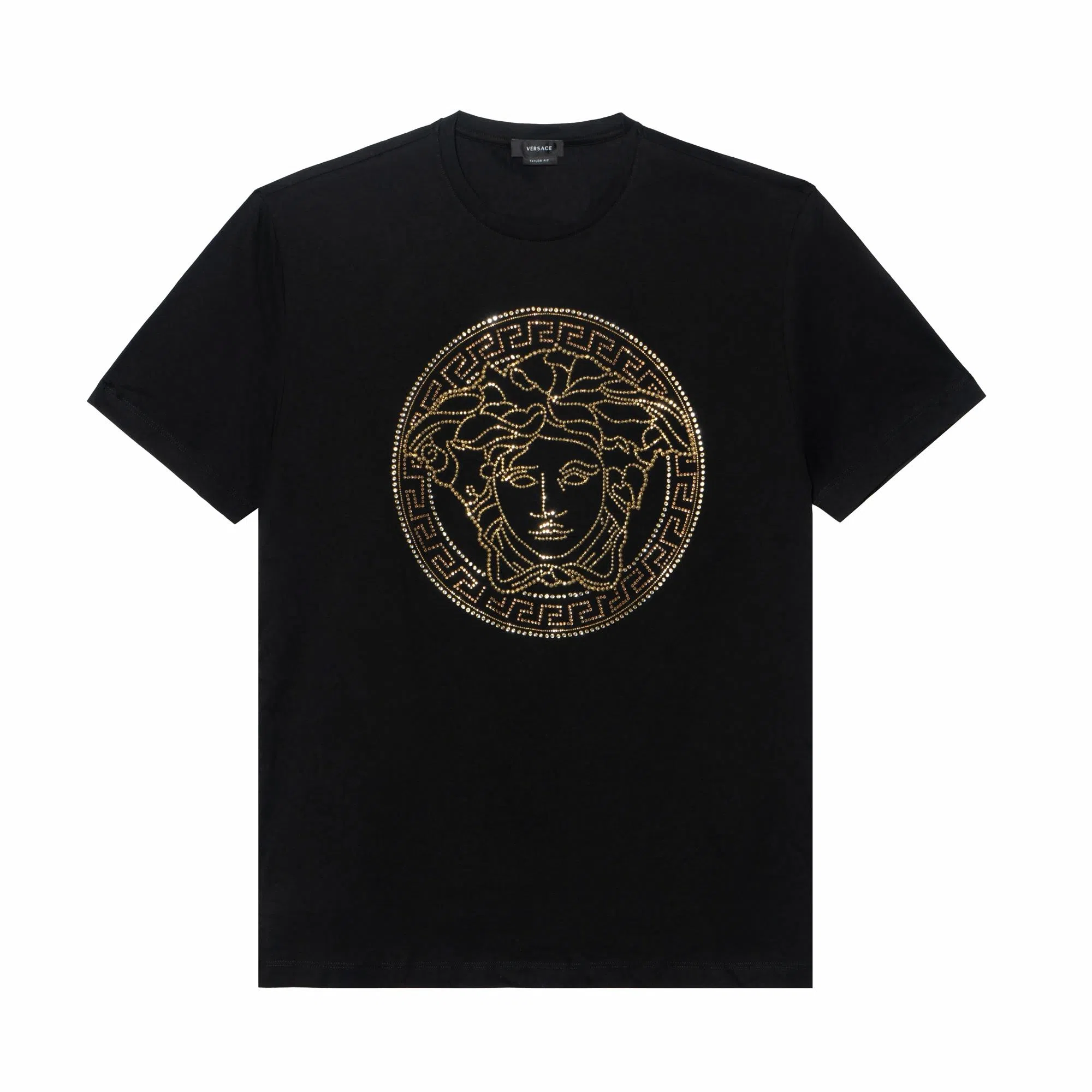Versace Medusa Studded T-Shirt Black