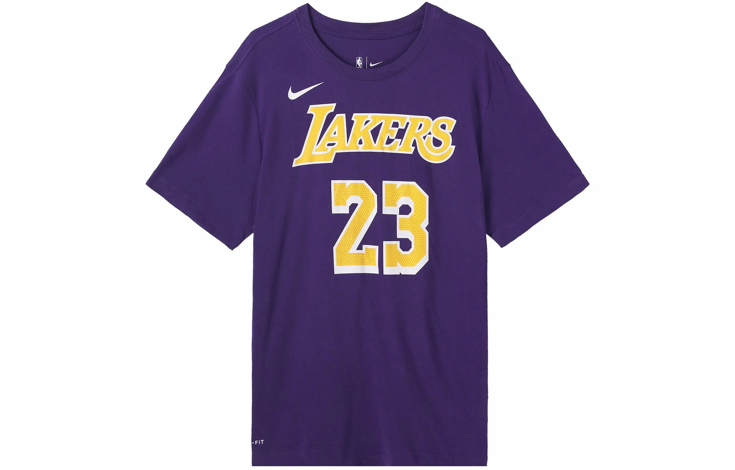 Nike Dri-FIT LeBron James 23 Lakers Purple