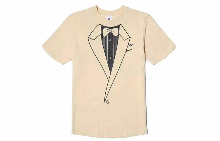 OFF-WHITE Large Logo T-Shirt Vanilla