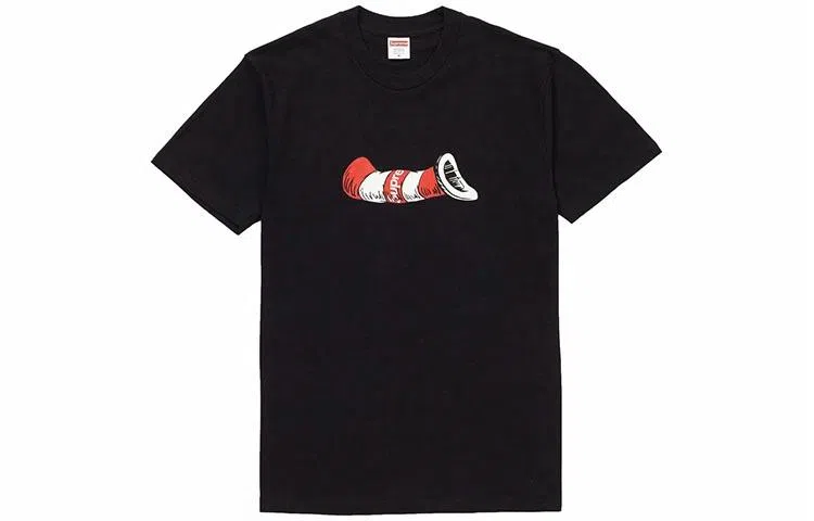 Supreme FW18 Cat in the Hat Tee Black