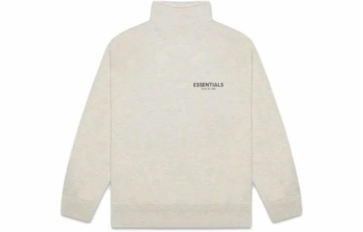Fear of God Essentials SS20 Mock Neck Sweatshirt Oatmeal