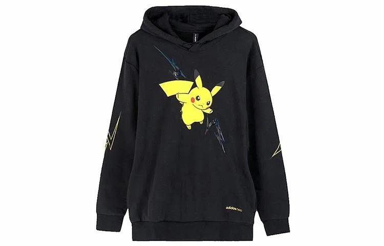 adidas neo M PKMN Pikachu Hoodie Black