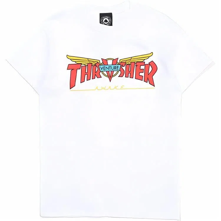 Thrasher Wings Tee White