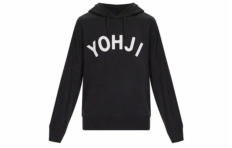 Y-3 YOHJI Logo Hoodie Black