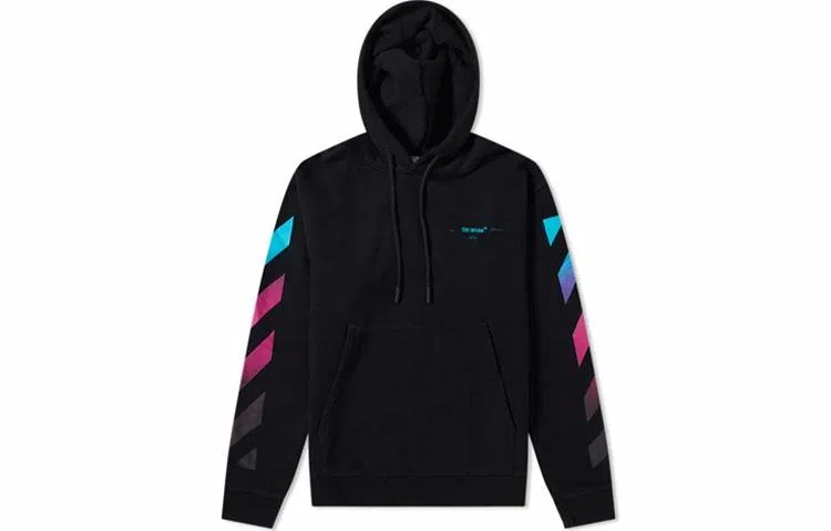 OFF-WHITE AW18 Gradient Hoodie Black