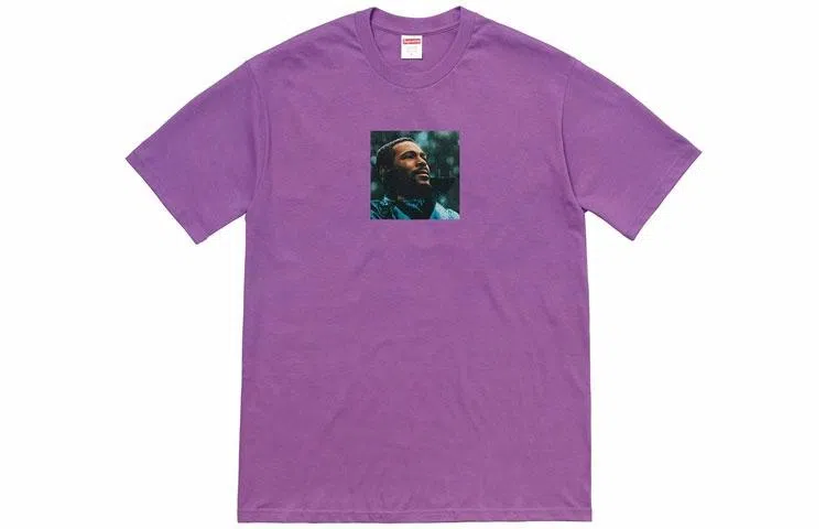 Supreme FW18 Marvin Gaye Tee Purple T